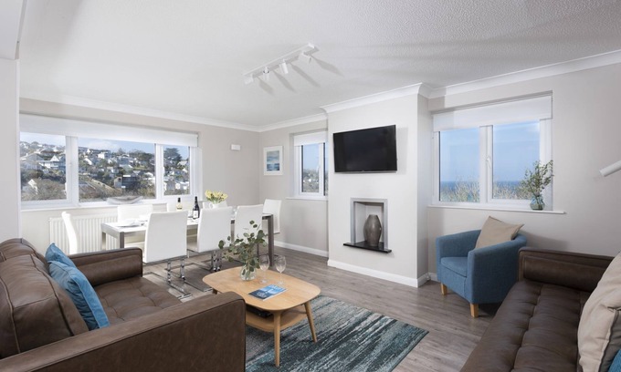 Carbis Bay Apartment | Fairsky - Just a short walk from Carbis Bay, this luxury penthouse apartment is sleeps eight and ha