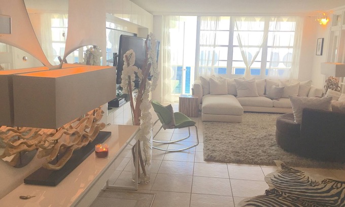 Hollywood South Central Beach Condo | FALL IN LOVE! Direct ocean View 60' wrap around balcony facing the beach!