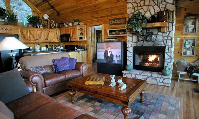 Bryson City Cabin | Falling Waters - Free Estate Tours - Secluded Luxury Cabin - Near Majestic River