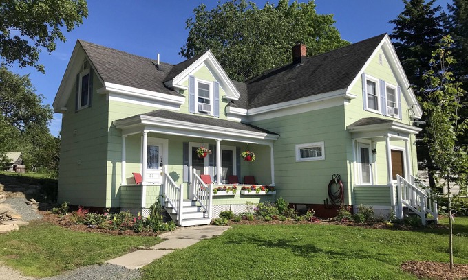 Ellsworth House | Falls Farmstead 1854 Quinn Cottage Comfy Home Base for Exploring Downeast Maine