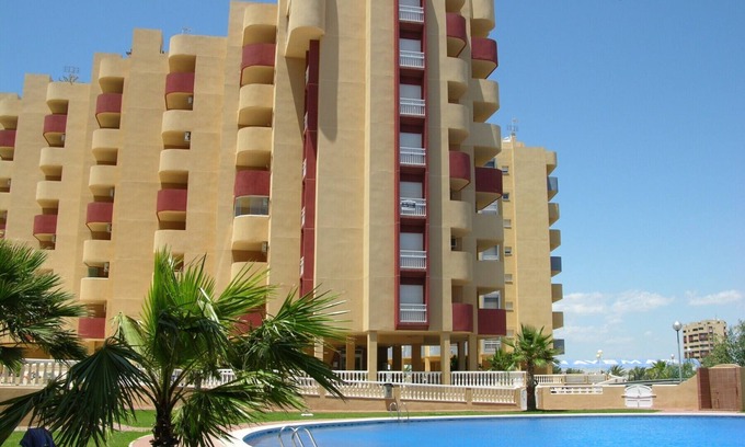 San Javier Apartment | Family 6th floor apartment, sea views, balcony, pool, free wifi