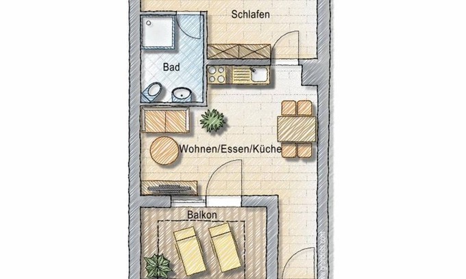 Bosen Apartment | Family Apartment - JUNIPRO Apartments Bostalsee