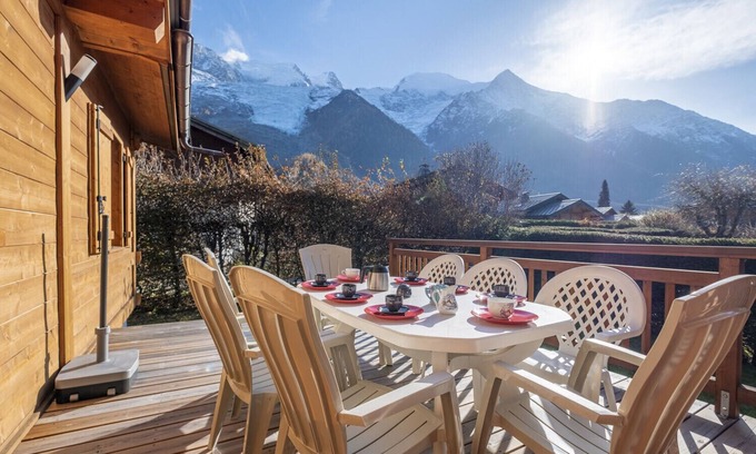 Les Bossons Ski Chalet | Family Cottage With Balcony In Chamonix