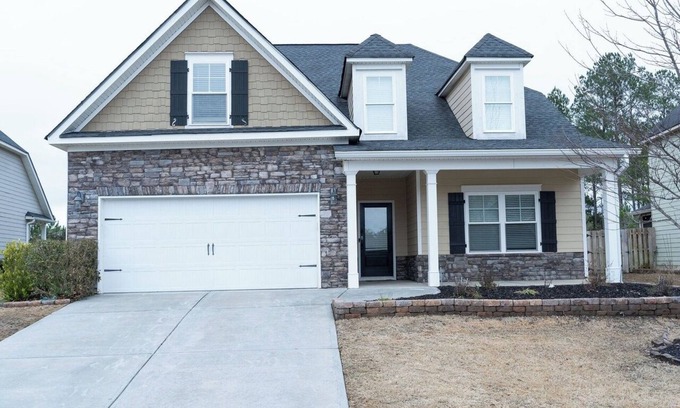 Grovetown House | Family Friendly 4-Bedroom House in Grovetown for Master's Week 2025