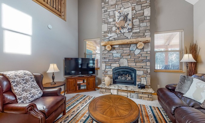 South Fork House | Family-Friendly Abode near River w/Fireplace, 2 Living Areas, WiFi & Firepit