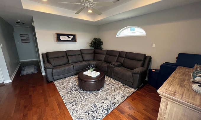 Brigantine House | FAMILY FRIENDLY. Comfy. Cozy. Clean! 300 Steps to the Beach.
