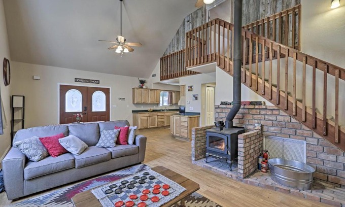 Flagstaff House | Family-Friendly Forested Home with Snow Play Area!