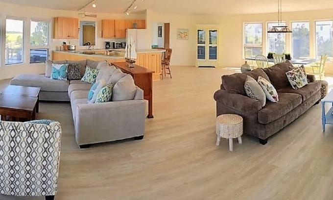 Broadkill Beach House | Family friendly home w/ 360 views of the bay and wild life preserve (sleeps 12)