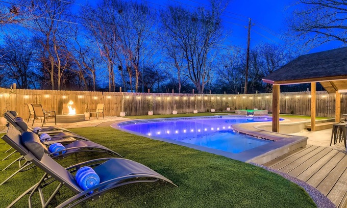 South Manchaca House | Family-Friendly Home with Pool, Hot Tub, Game Room