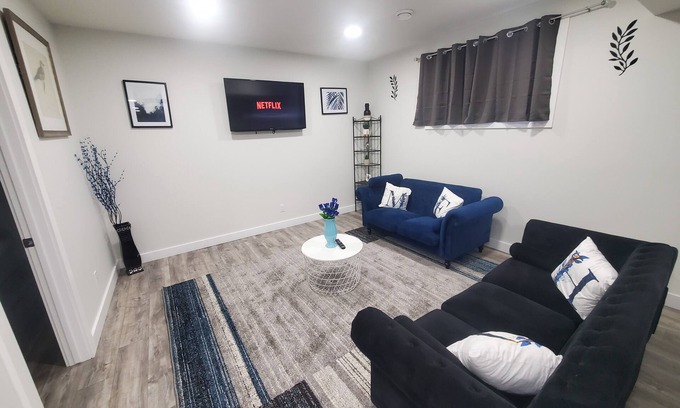 Northeast Edmonton Apartment | Family friendly | Netflix | Spacious and cozy 2-bedroom Legal basement suite