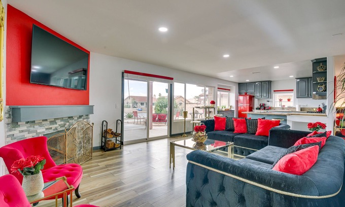 Silver Lakes Country Club House | Family Helendale Home - Private Dock & Fire Pit!