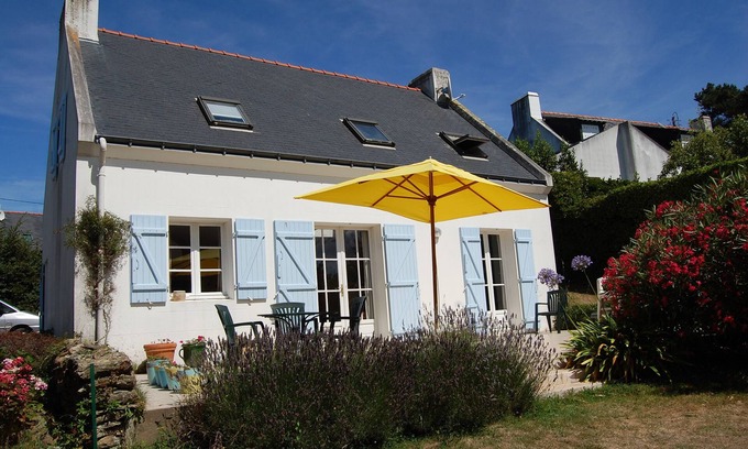 Le Palais House | Family home in beautiful garden just a few minutes' walk from Palais