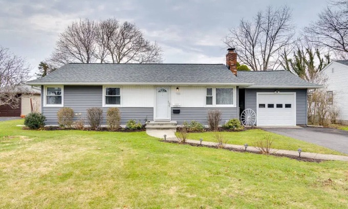 North Greece House | Family & Pet-Friendly w/yard & game room. Walk a block to Lake Ontario.