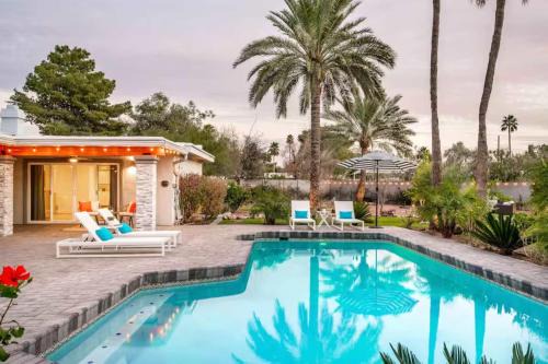 Paradise Valley Village House | Family Pool House Oasis with Game Room