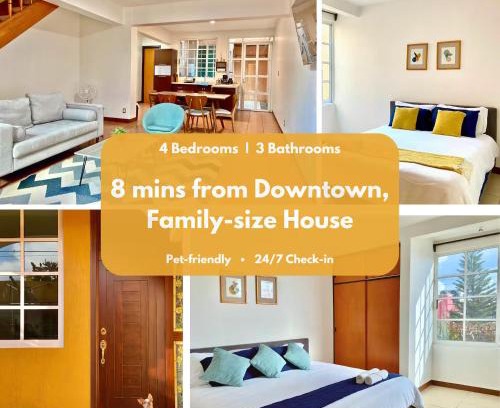 Oaxaca Apartment | Family Size - 4BR House in Oaxaca - Peaceful