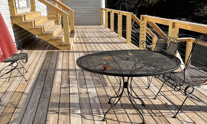 Florence House | Family size lake house with boat slip, pier and deck!