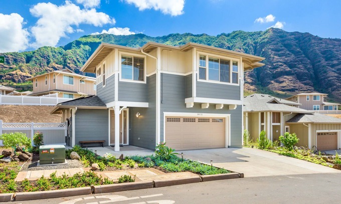 Makaha Valley House | Family Vacation Home w/Ocean View at Makaha Valley in Secure Gated Community