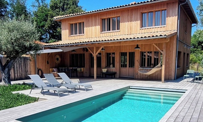 Saint-Julien-en-Born House | Family Wooden House 10min From Contis Plage