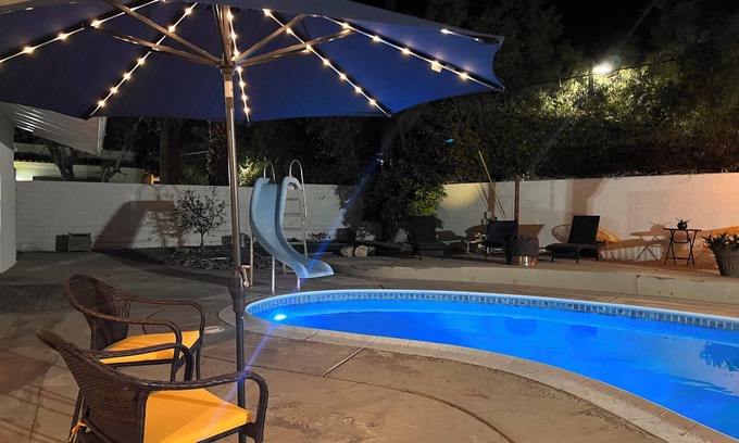 Palm Desert House | Fantastic 2-bedroom mid-century house with pool and game room in Palm Desert