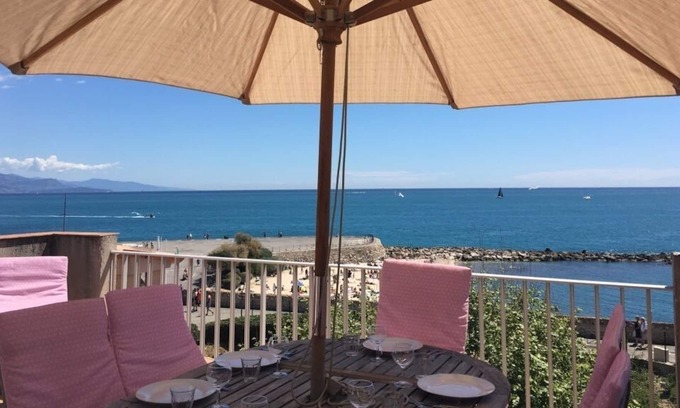 Antibes City Centre House | Fantastic Multilevel Maison Village, Sea Views, In Canter Of Antibes
