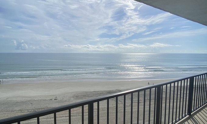 Daytona Beach Shores Condo | Fantastic and completely updated direct ocean front condo at the Caribbean