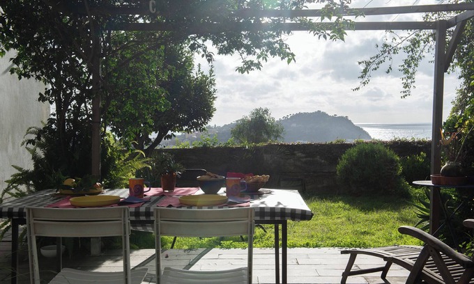 Sestri Levante Apartment | fantastic view of the sea, small romantic jewel, 15 min. to the beach