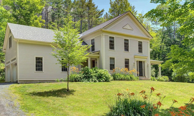 West Hartford House | Farmhouse, Fireplace & Office | Wheelock Hideaway