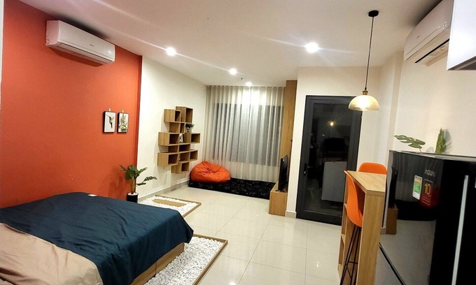 Gia Lam Apartment | Feel like "On a beach vacation" in my Orange House - 5mins to aff