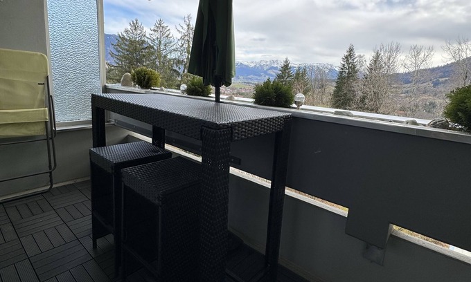 Immenstadt im Allgaeu Apartment | Ferienwohnung "sonnenschein" mit Einem Wunderschönen Blick auf die Alpen