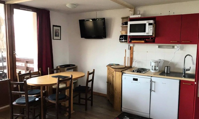 Vallandry Apartment | Ferienwohnung 4 Personen in Vallandry in der Nähe der Pisten und Geschäfte