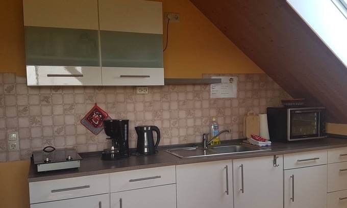 Gunzenhausen Apartment | Ferienwohnung (65qm) im Dachgeschoss mit Balkon