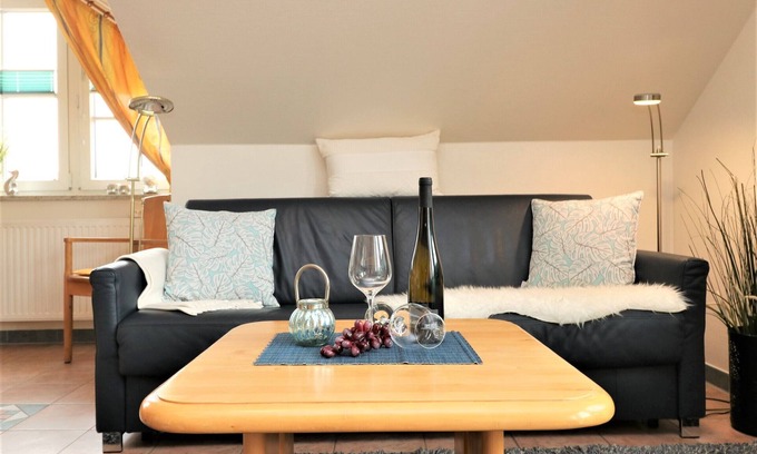 Ostseebad Wustrow Apartment | Ferienwohnung mit Gäste-wc, Balkon und Ostseeblick, Direkt Hinter der Düne