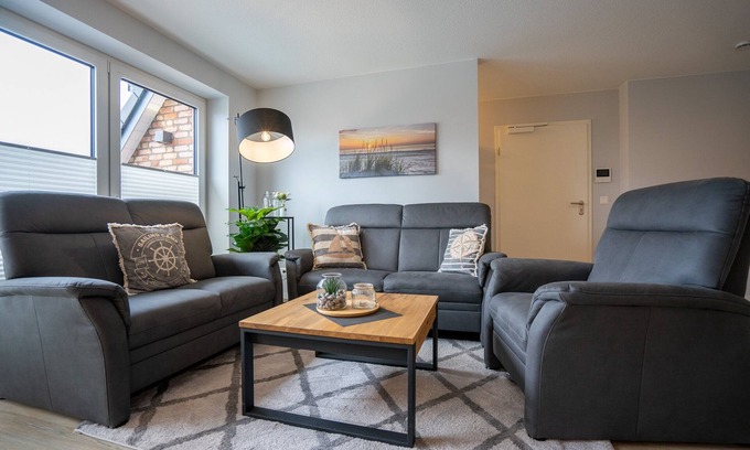 Busum Apartment | Ferienwohnung Elsi Deluxe Zwischen Hafen und Zentrum