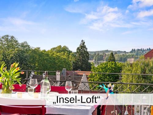 Insel Apartment | Ferienwohnung Insel-Loft - Maisonette auf der Insel, exklusiv mit Dachterrasse