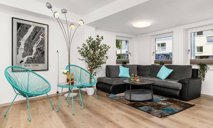 Grundschottel Apartment | Ferienwohnung mit ca 90 qm - in Ruhiger Lage - mit Terasee