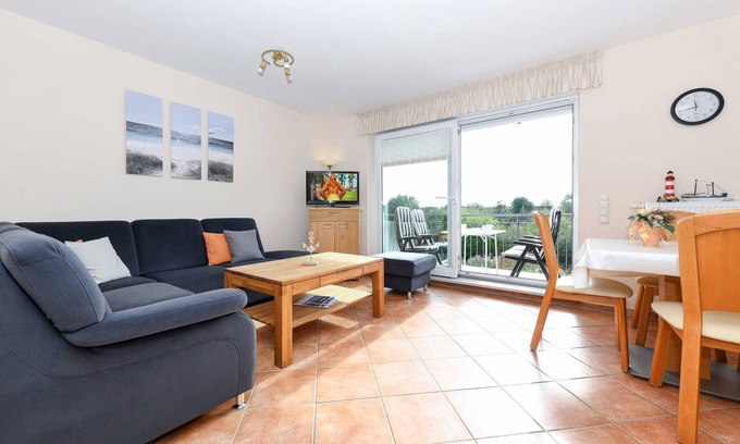 Bensersiel Apartment | Ferienwohnung Regenbogen - North Sea Garden Park Friesenstolz