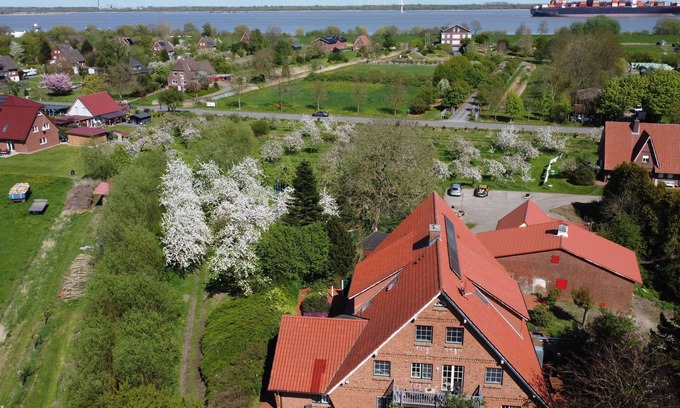 Krautsand Apartment | Ferienwohnung Südterrasse - Südterrasse