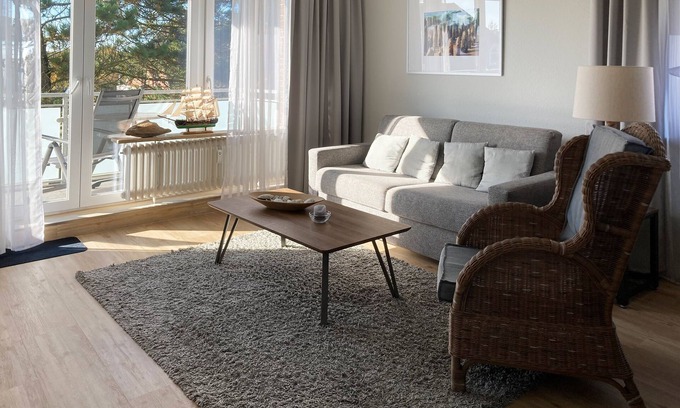 Wittduen Apartment | Ferienwohnung Tidenblick