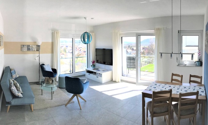 Wahlwies Apartment | Ferienwohnung Untersee, 75qm, 2 Schlafzimmer, max. 5 Personen