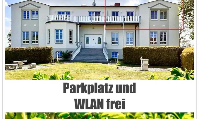 Hohen Wieschendorf Apartment | Fewo Anker im Gutshaus Hohen Wieschendorf, Entschleunigung pur für erholsame Tage