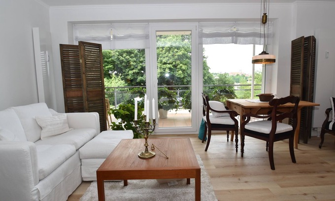 Flensburg Apartment | fewo1846 - Belvedere/2-room apt. on the 1st floor with balcony and harbor view
