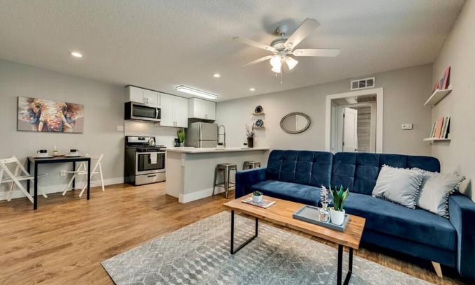 Old East Dallas Apartment | FIFA Ready The Brilliant Flat Arboretum Tickets Included