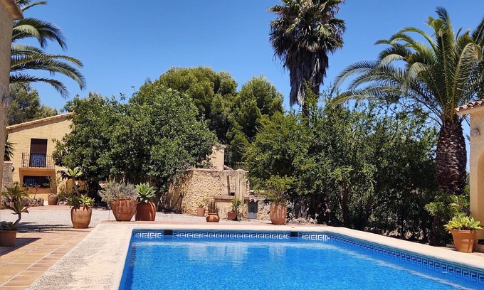 Pedreguer House | Finca for 4 people with a large private pool in a quiet location, totally private