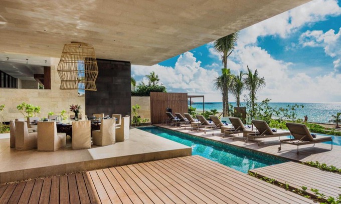 Playacar Fase I Villa | Finest Playacar Beachfront Villa - Exclusive Listing - Fully Staffed - 7 Suites