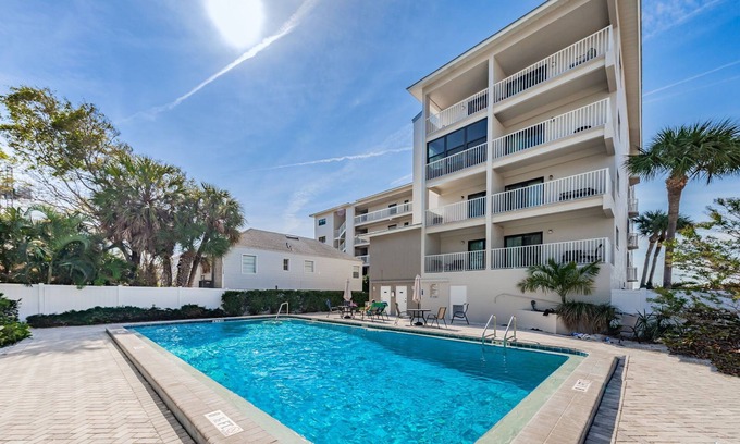 Clearwater Beach Condo | Fins up! | Condo Steps from the Sand