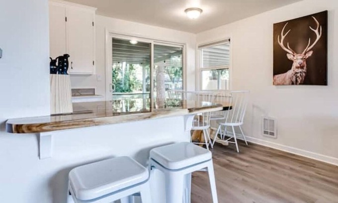 Bethel-Danebo House | Fir-Grove Retreat-Stylish Home in Tranquil Setting