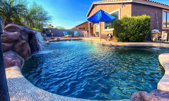 Estrella Mountain Ranch House | Fire Pit, Covered Patio Stylish Goodyear Refuge