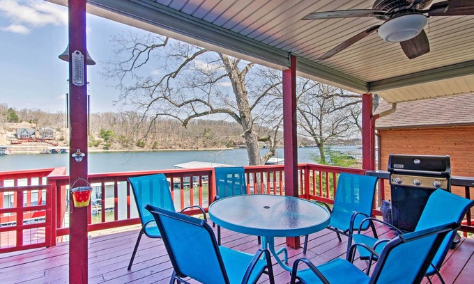 Gravois Mills House | Fire Pit & Dock: Lake of the Ozarks ‘Hiller Haus’
