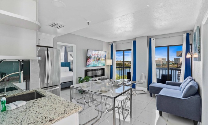 Florida Center Condo | Fireworks, Pool and Lake views, near Universal!