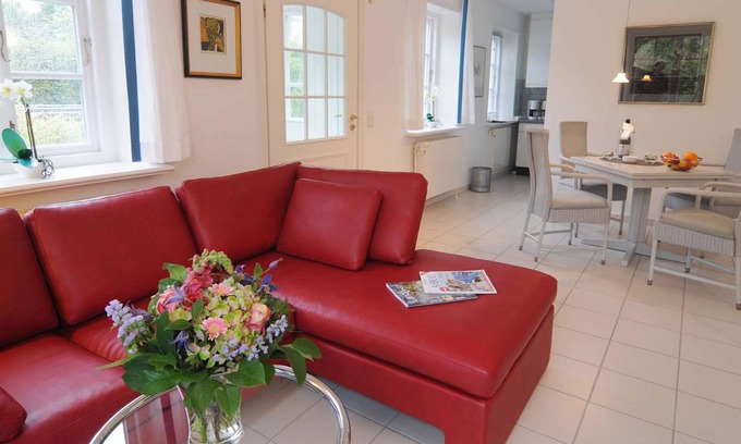 Norddorf Apartment | First floor apartment for 4 persons, with terrace and beach chair
